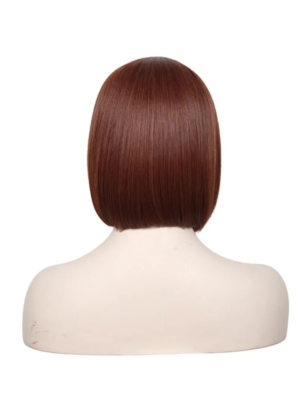 Women's Ash Auburn 12 Inch Straight Blue Bob Wig Synthetic Cosplay Costume Hair
